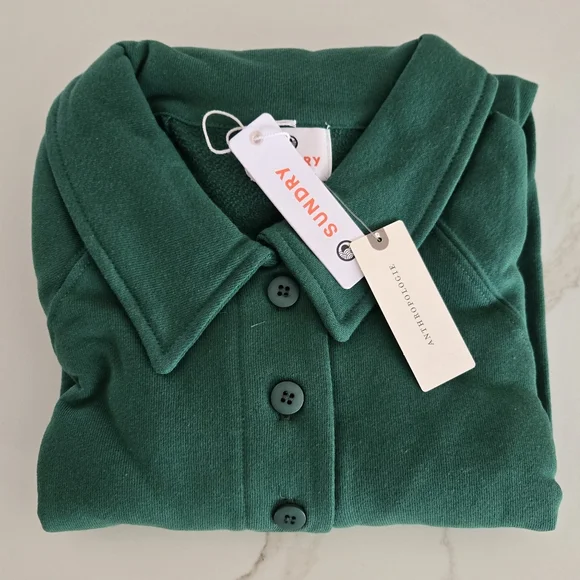 NWT Sundry Raglan Flat Sweatshirt - Picture 3 of 6